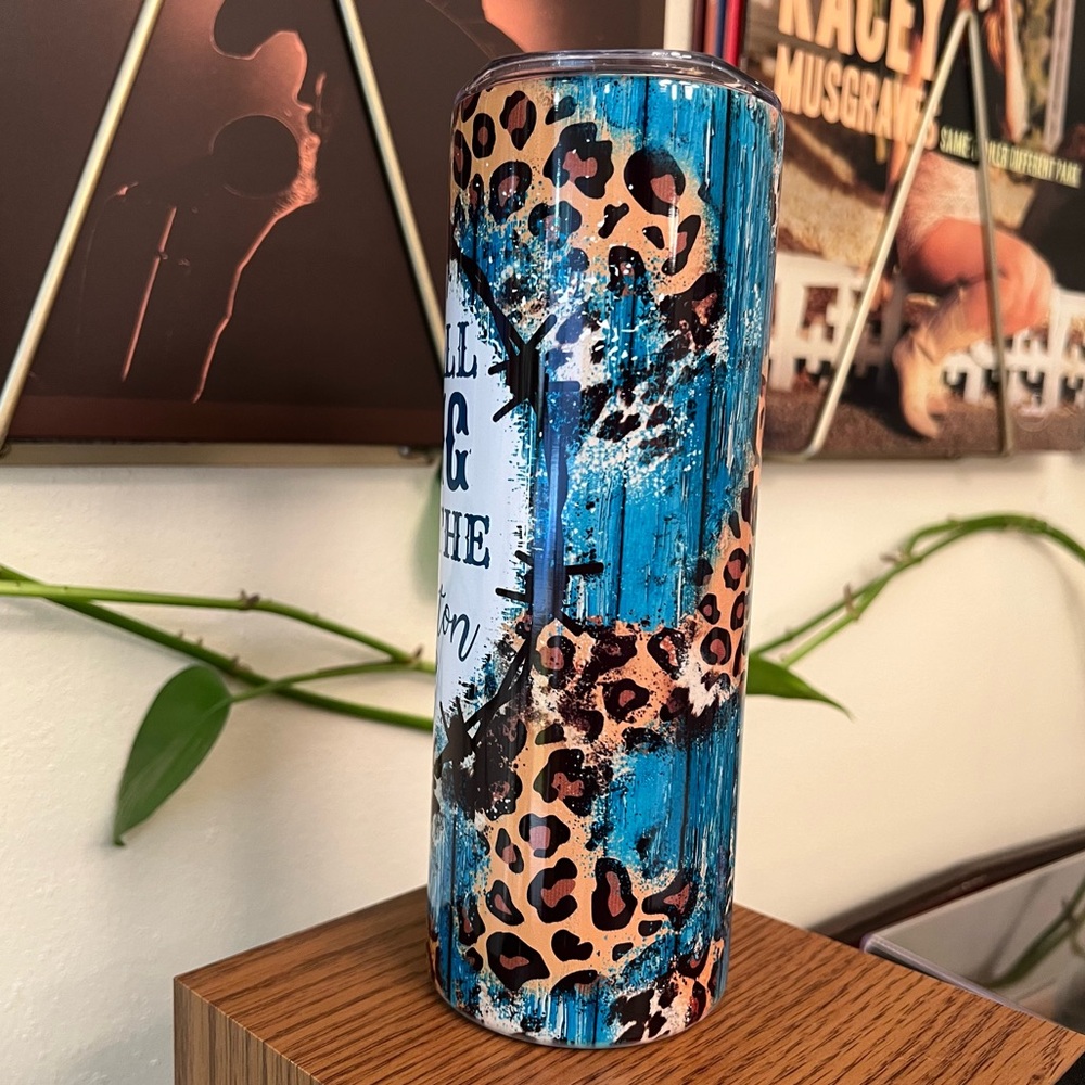 🥃 Why Y’all Trying to Test The Beth Dutton in Me? Yellowstone Tumbler, Turquoise - Picture 5 of 11